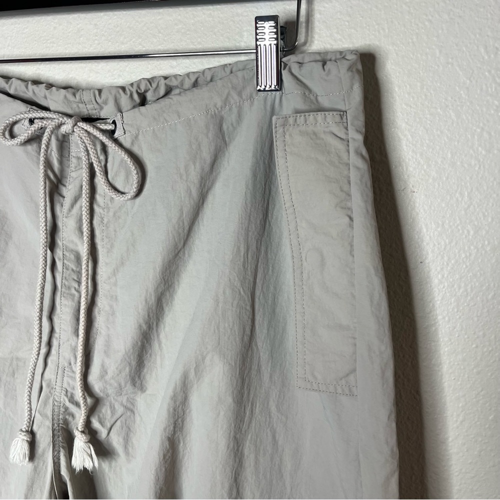 Local European Grey Parachute Cargo Pants Baggy Gorpcore Y2K Dancer Size M/L - Picture 9 of 14